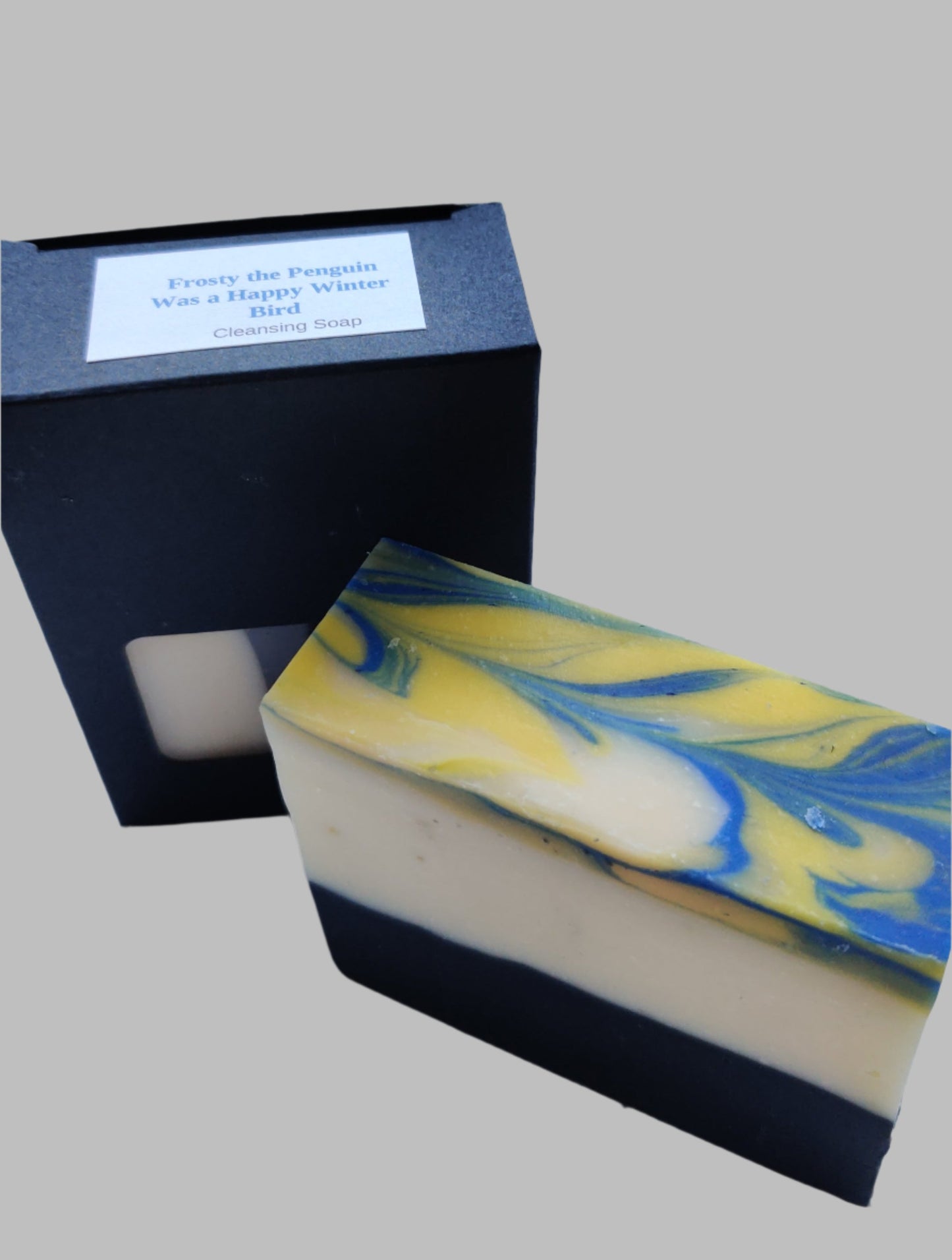 Frosty the Penguin ... Was Happy Winter Bird (Cold Process Soap)