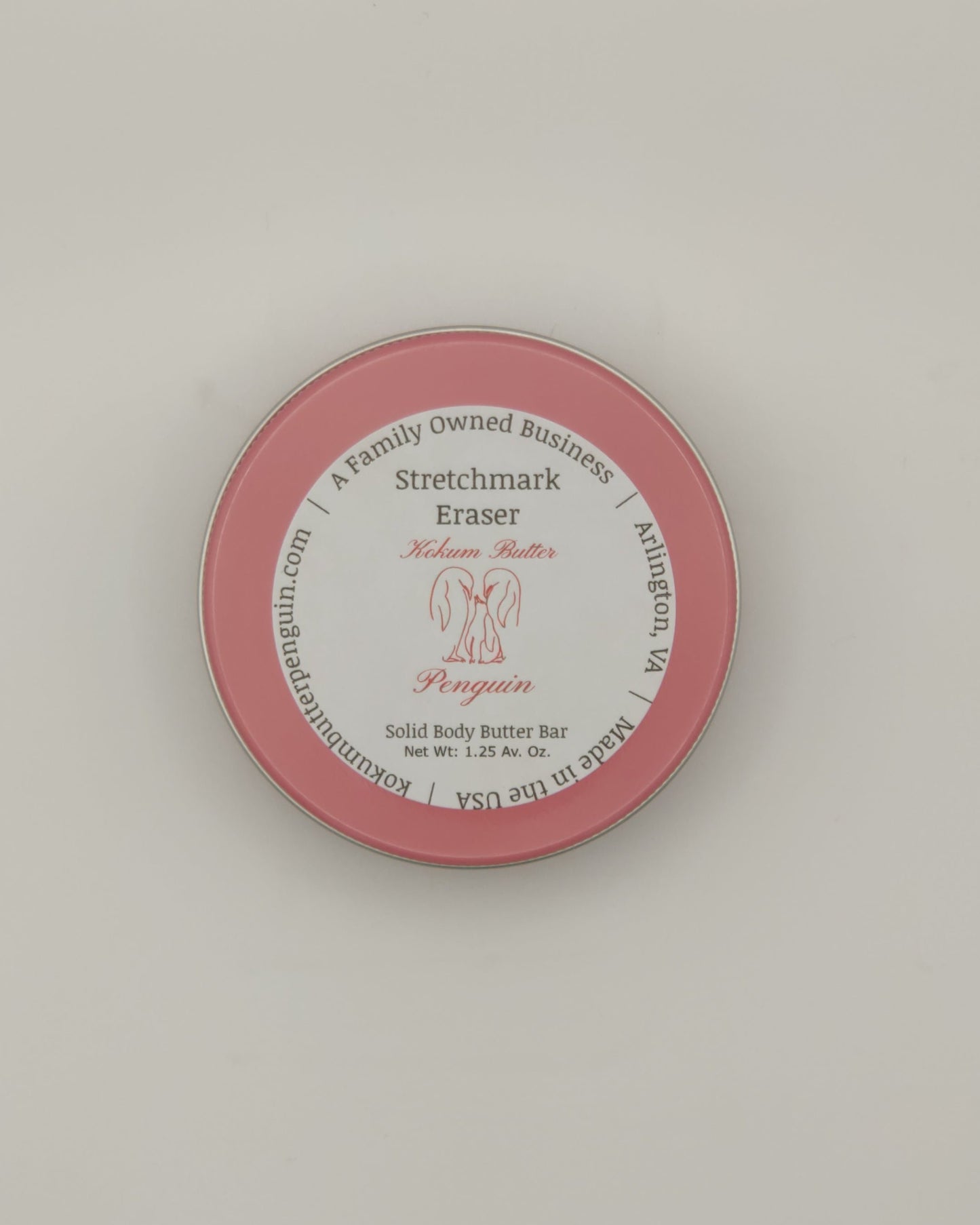 Stretch Mark Eraser (Lotion Bar) Penguin Shape