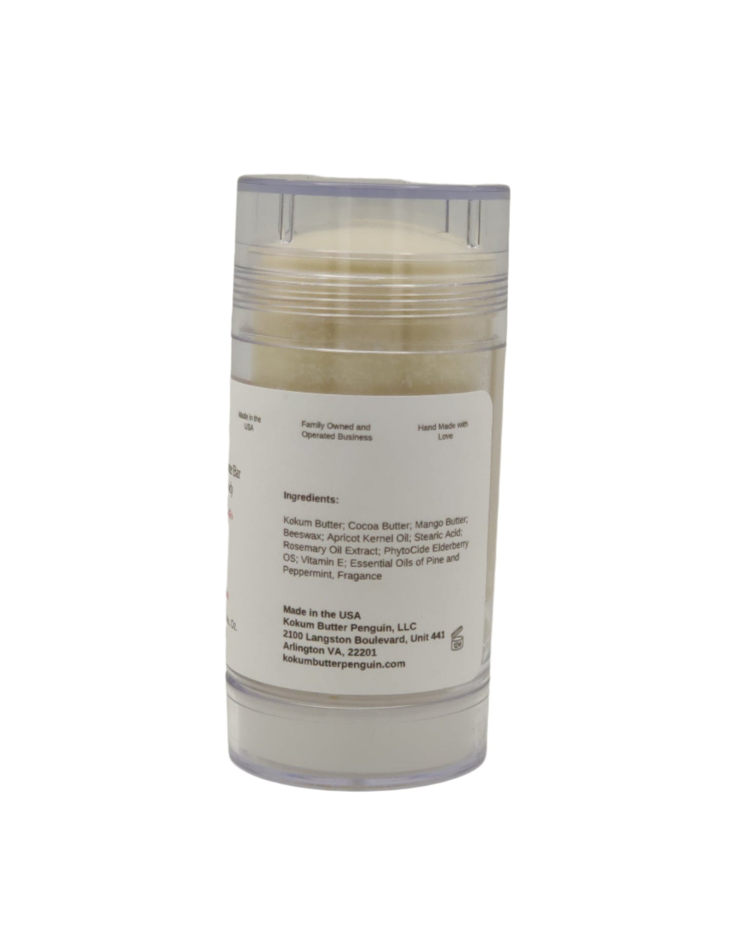 Vixen (Lotion Bar) Clear Twist Up Tube