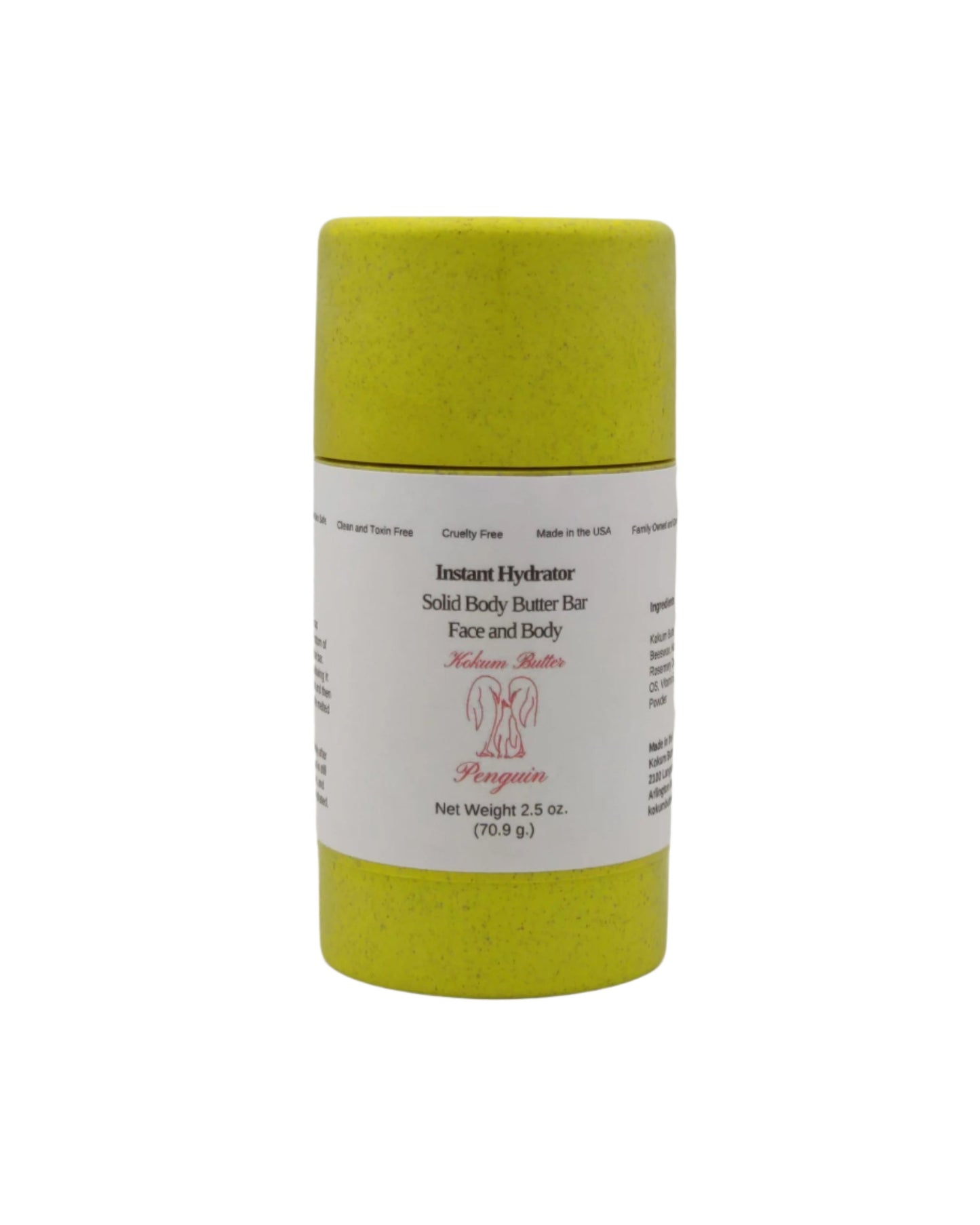 Instant Hydrator (Lotion Bar) Wheat Straw Twistup Tube