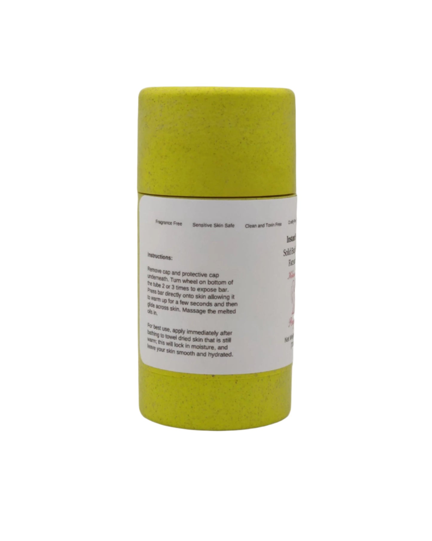 Instant Hydrator (Lotion Bar) Wheat Straw Twistup Tube