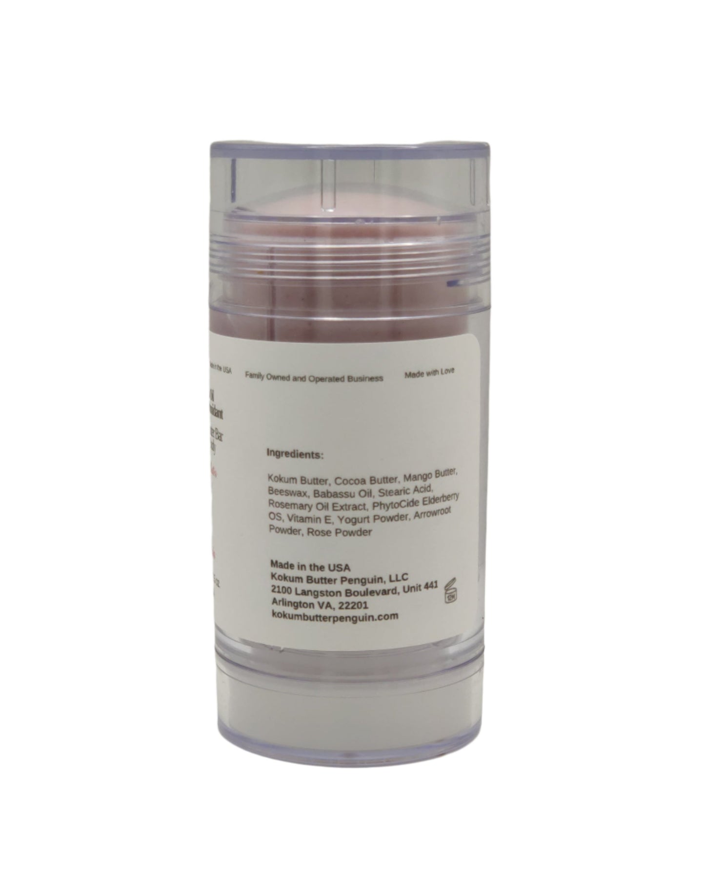Babassu Oil (Lotion Bar) Clear Twist Up Tube